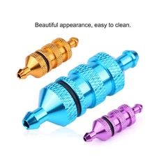 Aluminum Alloy Oil Nitro Fuel Filter for HSP 1/8 1/10 RC Model Car Upgrade Parts