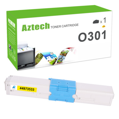 Laser Toner Kompatibel with 1x Yellow OKI C 301 330 332 C 1100 1700 2900