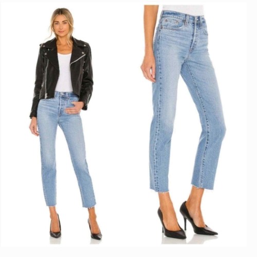 Levi's Wedgie Straight Leg Raw Hem 