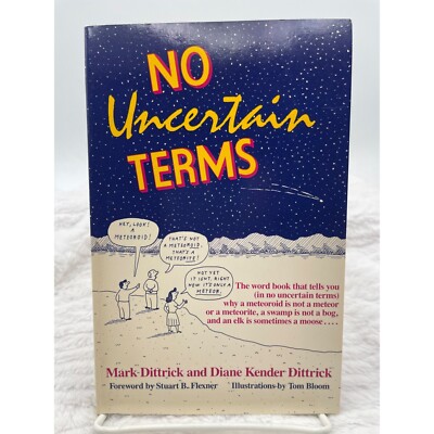 No Uncertain Terms  Softcover Mark Dittrick Diane Kender 1984