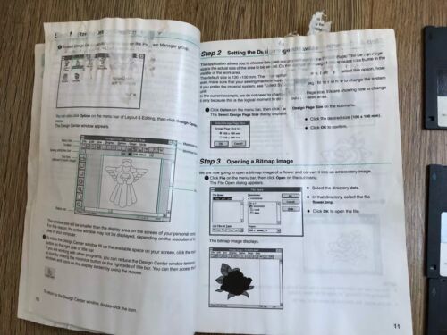 Brother PE Design Software für Windows 3.1 auf 3x Diskette mit Handbuch - LESEN - Bild 3 von 6