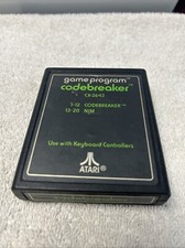 Codebreaker Atari 2600 Text Label untested