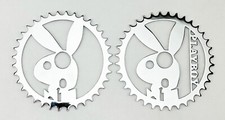 CUSTOM LASER CUT BUNNY OR PLAYBOY BUNNY STYLE 36T BICYCLE SPROCKET ALL SIZE BIKE