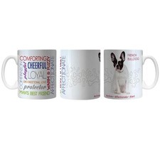 Pet Dog Coffee Mug - French Bulldog NEW Frenchie Ceramic Cup Glass Tea Love
