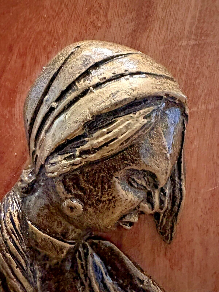 Настенная художественная скульптура матери и ребенка - Изображение 2 из 4