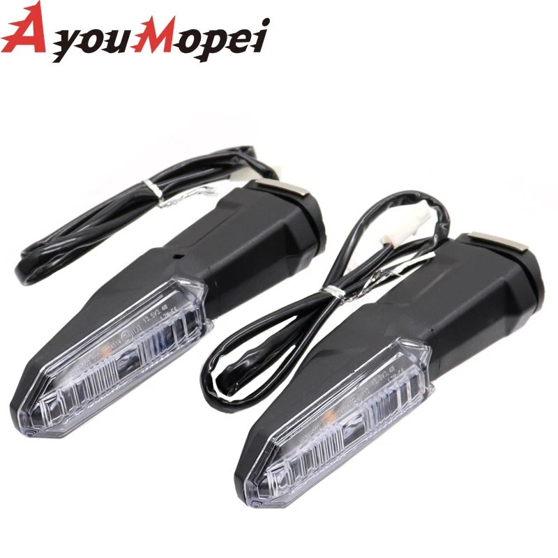 Luces indicadoras LED de señal de giro para KAWASAKI KLR650 VERSYS 650 1000 Z900 Foto 3 de 4