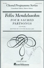 Felix Mendelssohn - Four Sacred Partsongs, SATB double choir