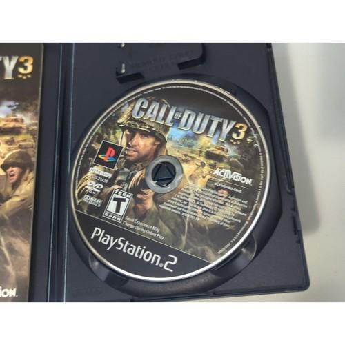 CALL OF DUTY 3 Game - Sony Playstation 2 PS2 Complete + Manual - TESTED - Picture 5 of 6