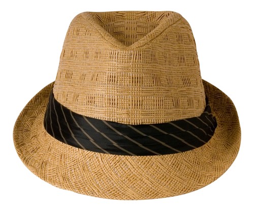 Finitura nastro di seta Gamble & Gunn paglia naturale Fedora stile vintage britannico - Foto 3 di 3