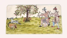 Nice Vintage Decorative Collectible Original Hand Painted Painting. i54-100 