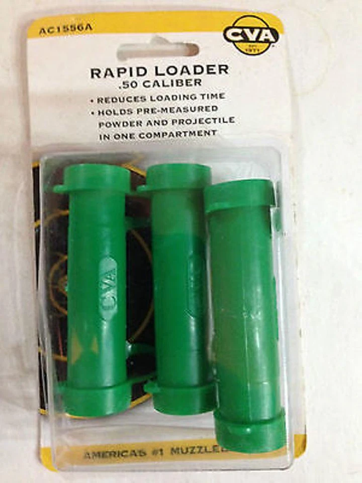 Pack of 3 CVA Black Powder Products Rapid Loader Tubes 50 Caliber AC1556A - Image 2 of 2
