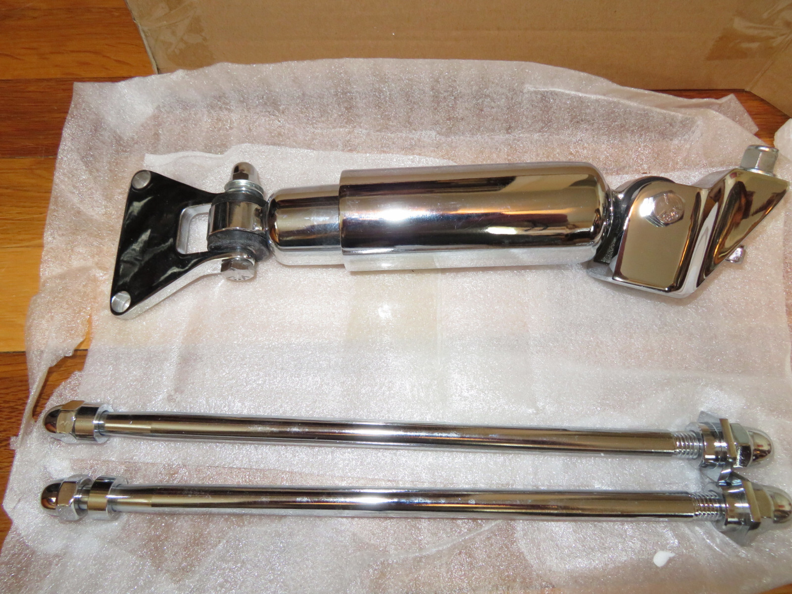 NEW DNA CHROME SPRINGER FRONT END FORK SHOCK ABSORBER KIT BOBBER