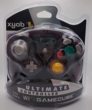 GameCube Controller Atomic Purple XYAB Branded Wired New and Sealed