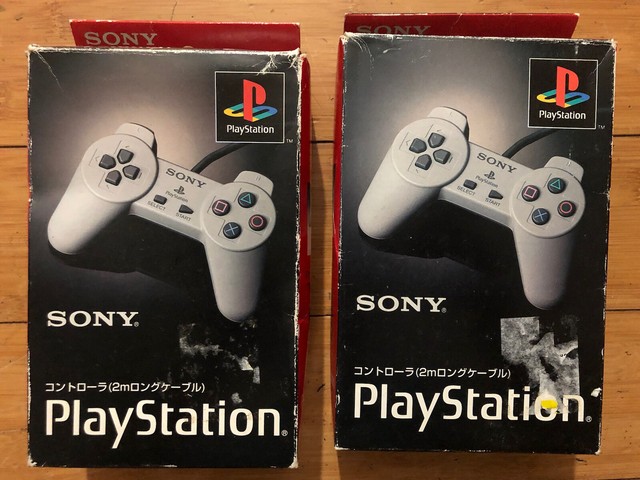 Official Playstation Psone Analog Controller Sony Brand Gray Psx Ps1 For Sale Online Ebay