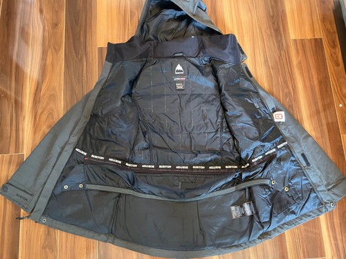 Burton Jet Set Jacket Ski Insulated Waterproof Black Heather Womens SZ XXS 2XS - Picture 8 of 16