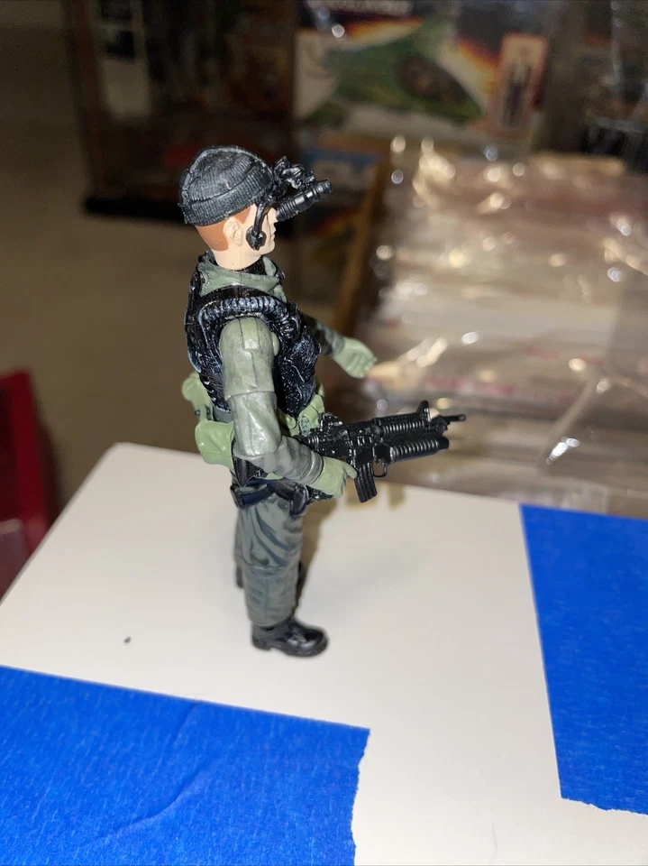Figura de acción vintage 2002 bbi Elite Force 1/18 - Navy SEAL Night Ops Foto 2 de 4