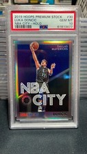 2019 Hoops Premium Stock Luka Dončić Nba City Holo Prizm PSA 10 📈 #30