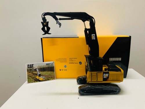 1/50 Tonkin Replicas Cat 568 LL Forestry Machine Scale DieCast TR40002 - Picture 3 of 9