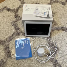 Google Nest Hub with Built-In Google Assistant, Chalk (GA00516-US)