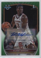 2022 Bowman U Chrome Prospect Green Refractor 81/99 Kijani Wright #51 Auto ms9