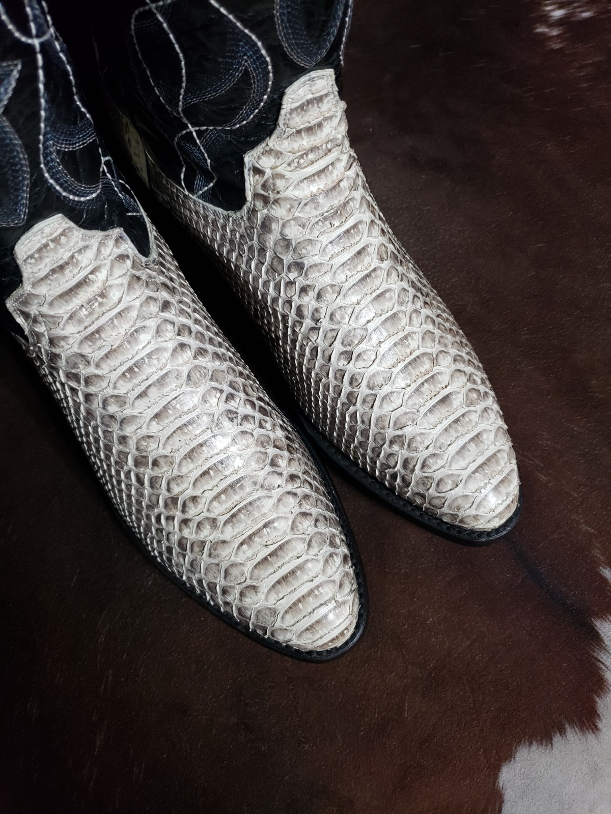 Dan Post Manning Genuine Python Snake 🐍 Western … - image 10