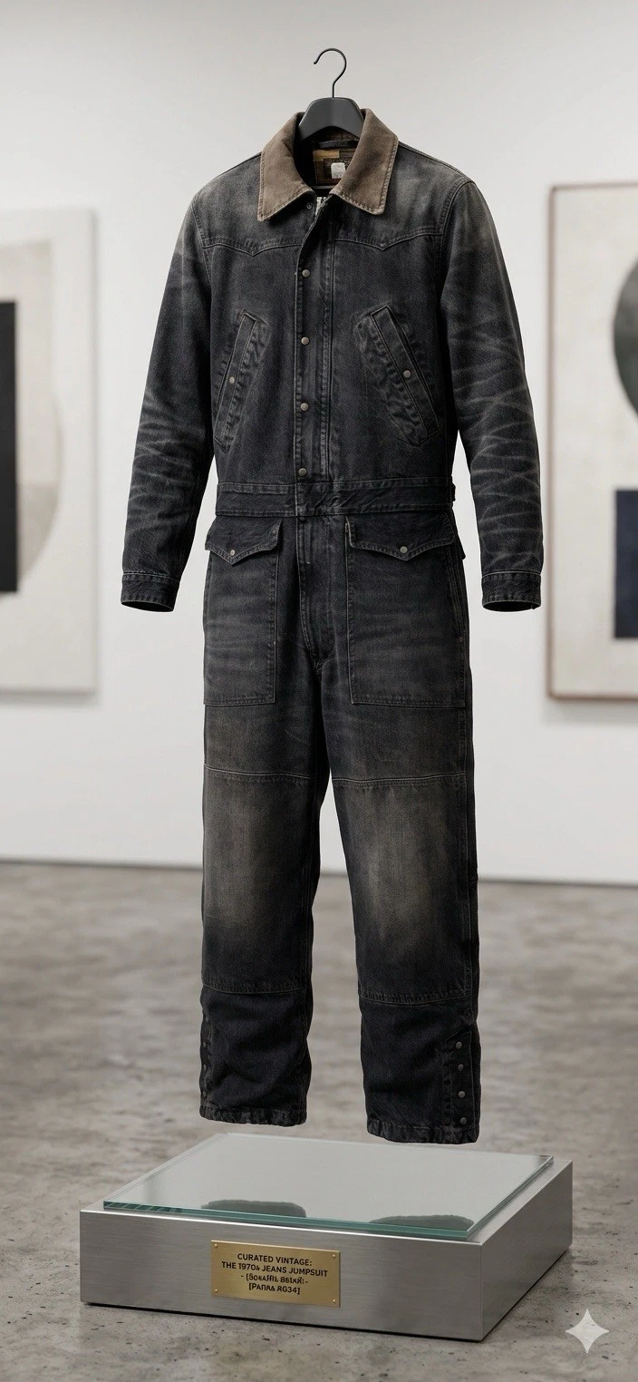 DOUBLE RL&CO RALPH LAUREN Men’s Vintage Blanked Lined Denim Overalls Size.M E.C
Opens in a new windo