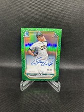 2026 Bowman Chrome Prospects Auto Reptilian Green Refractor CPA-GJ Gage Jump /99