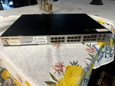 D-Link DGS-3100-24P 24-Port Gigabit PoE Managed Switch Stackable