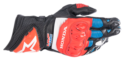 #ad #ad Alpinestars 3556223 1317 XL Honda GP Pro R3 Gloves XL Black Bright Red Blue $314.95