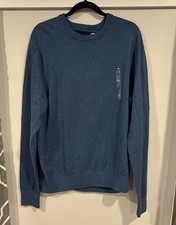 NWT TOMMY HILFIGER Organic Pima Cashmere Men Sweater 2XL Pullover Prep Old Money