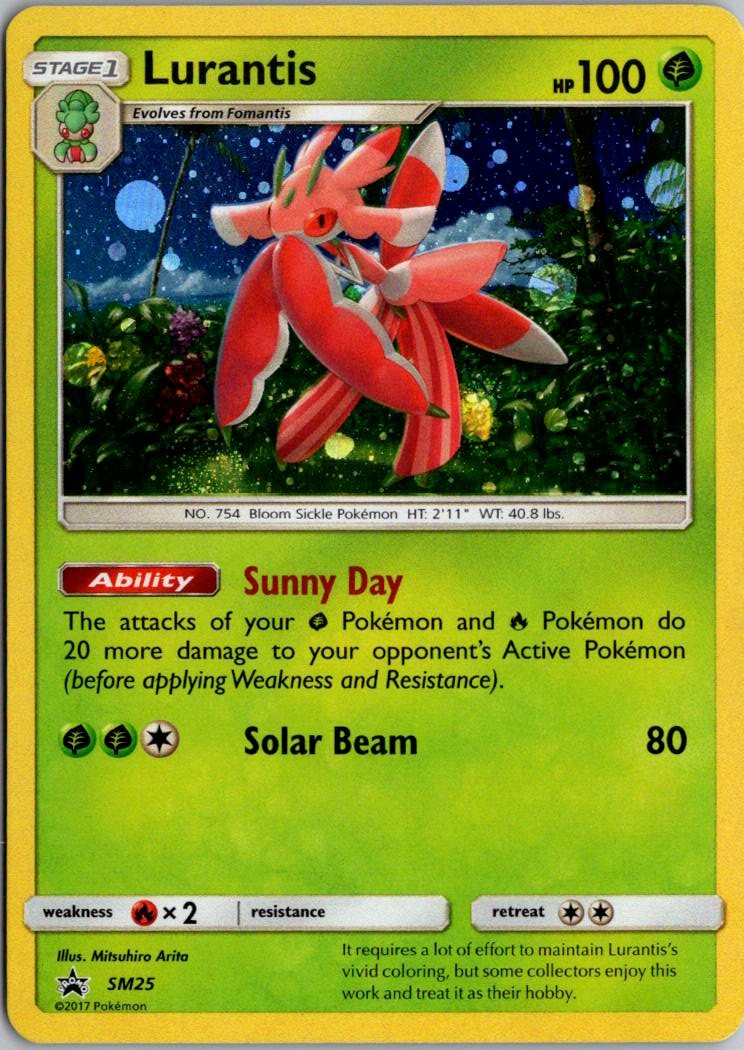Lurantis - SM25 Sun & Moon Promo Holo Promo Pokemon Near Mint