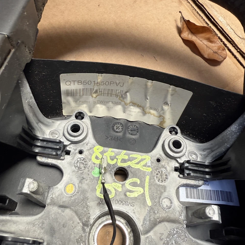 2005 - 2009 Land Rover Lr3 L319 руль кожаный многофункциональный переключатель - Изображение 3 из 4