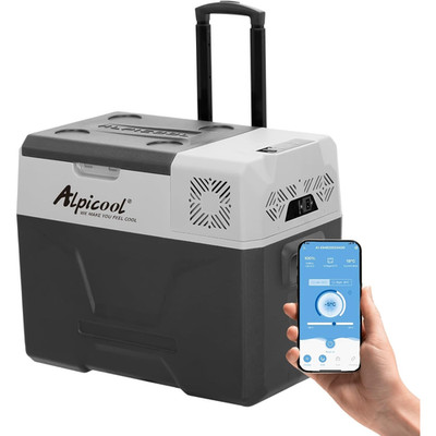 Kühlbox 40L Kompressor 12V Tragbar Elektrisch für Auto Camping LKW Boot