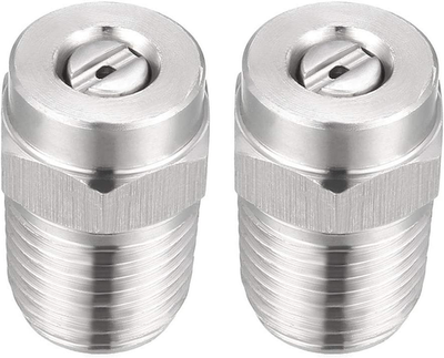 #ad Pressure Washer Nozzle 1 4NPT Thread Spray Tip 2 Pcs 15 Degree 1.2Mm Orifice $13.76