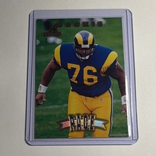 Pinnacle 1997 Orlando Pace Rookie #155 St. Louis Rams NFL Football Card. rookie card picture