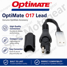 Genuine Weatherproof Optimate TM To SAE Converter Lead Adapter Optimate/AccuMate