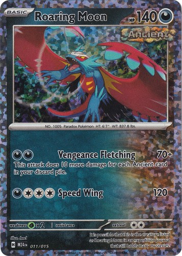 Pokemon Roaring Moon McDonald's Promos 2024[M24-011/015]