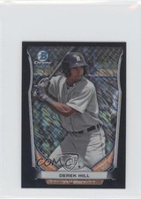 2014 Bowman Chrome Minis Black Shimmer Refractor Derek Hill #314 0a7