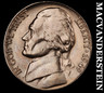 1949 Jefferson Nickel - Choice Gem Brilliant Uncirculated+++ Lustrous #N2644 Jefferson