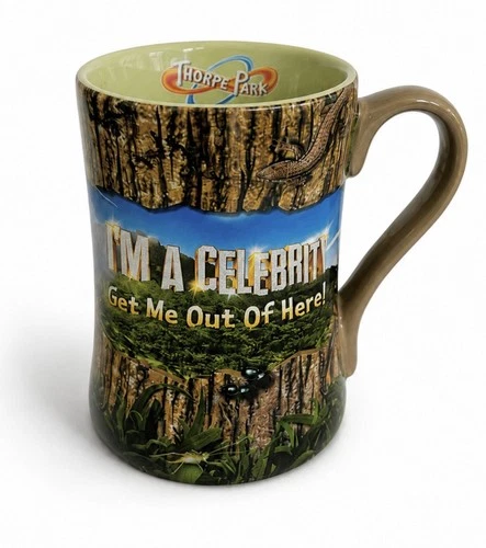 Rare 2015 Thorpe Park I’m A Celebrity Get Me Out of Here Maze Mug, Retired
