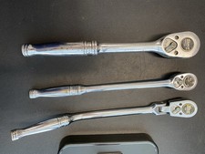 Snap-On Tools Ratchet Flex Curved Handle 3/8" F732A, 3/8” Fl710b, 1/2” S710 USA