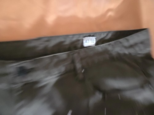 Smoke Rise Dark Green Men's 42x32 Jeans Distressed/ Paint Splatter - Picture 8 of 19