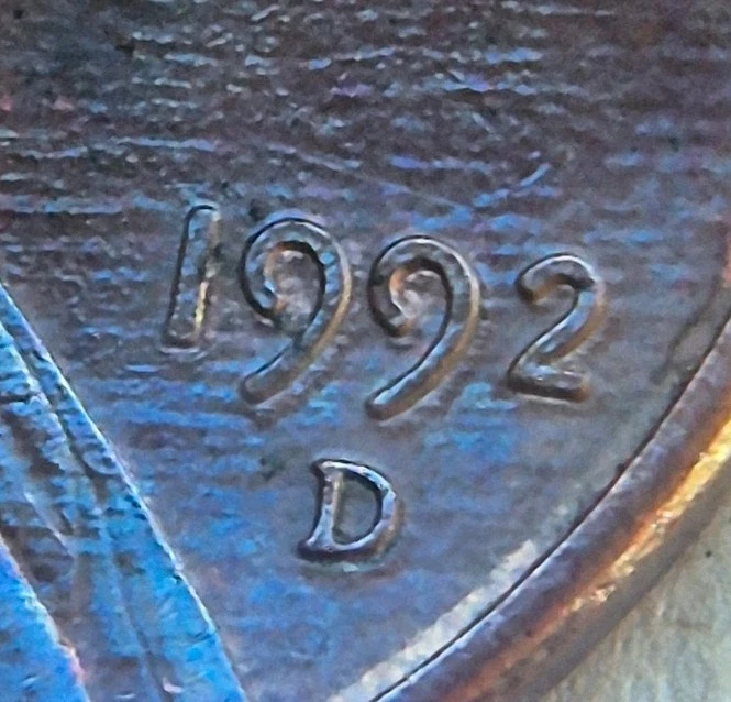 Moneda D Penny Error 1992 Foto 2 de 4