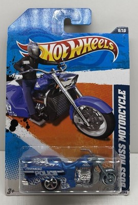 2011 Hot Wheels Main Street '11 BOSS HOSS MOTORCYCLE #8 of 10 #168 - Blue