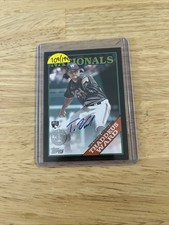 2023 Topps Update Thaddeus Ward 1988 Black Rookie Auto #'d 109/199 Nationals
