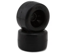 CRC RT1 F1 1/10 Rear Pre-Mounted Rubber F1 Tire (2) [CLN23201]