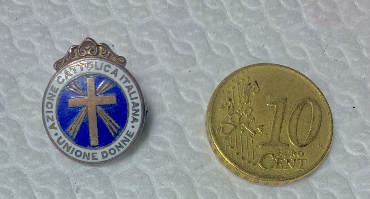Spilla/Distintivo Vintage Azione Cattolica Italiana - Unione Donne
