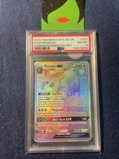 2019 Persian Gx 227 Unbroken Bonds Secret Rare Rainbow Holo PSA 8 on eBay