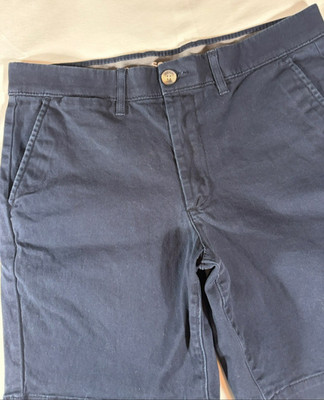 Sonoma mens black Flexwear flat front 9'' inseam chino shorts - size 32