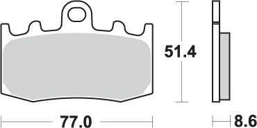 BAR Of Brake SBS p796-hs for Moto Spare Parts Accessories - Image 4